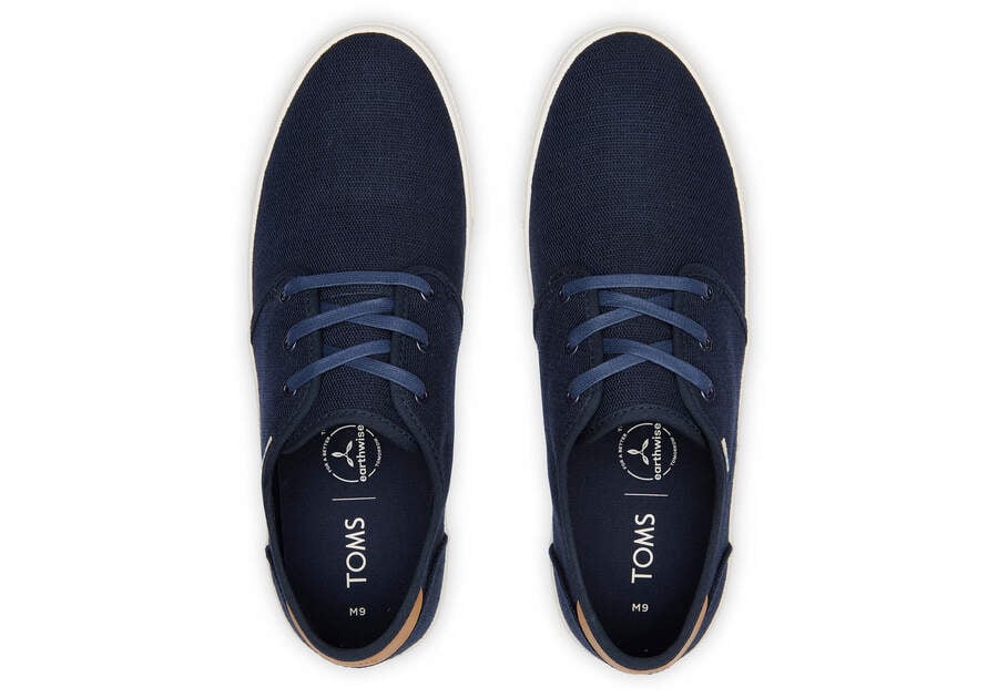 Navy Toms Carlo Sneaker Australia Sale | AU552-826