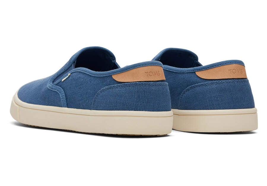 Ocean Blue Toms Baja Slip On Australia Sale | AU186-664