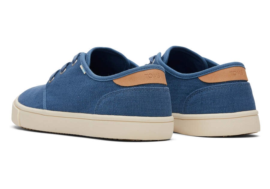 Ocean Blue Toms Carlo Sneaker Australia Sale | AU590-241