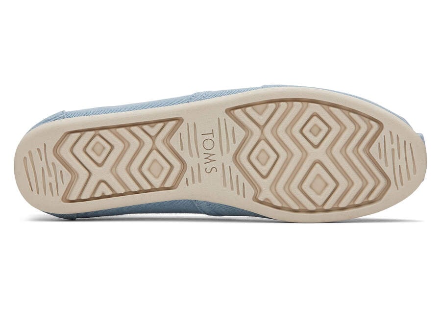 Pastel Blue Toms Alpargata Washed Denim Australia Sale | AU694-399