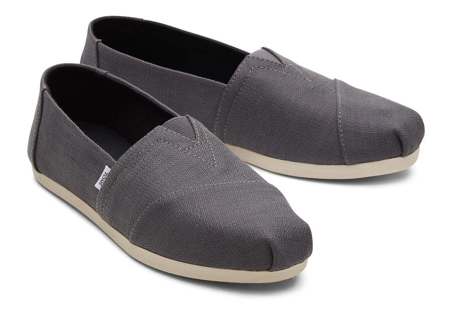 Pavement Grey Toms Alpargata Woven Australia Sale | AU205-382