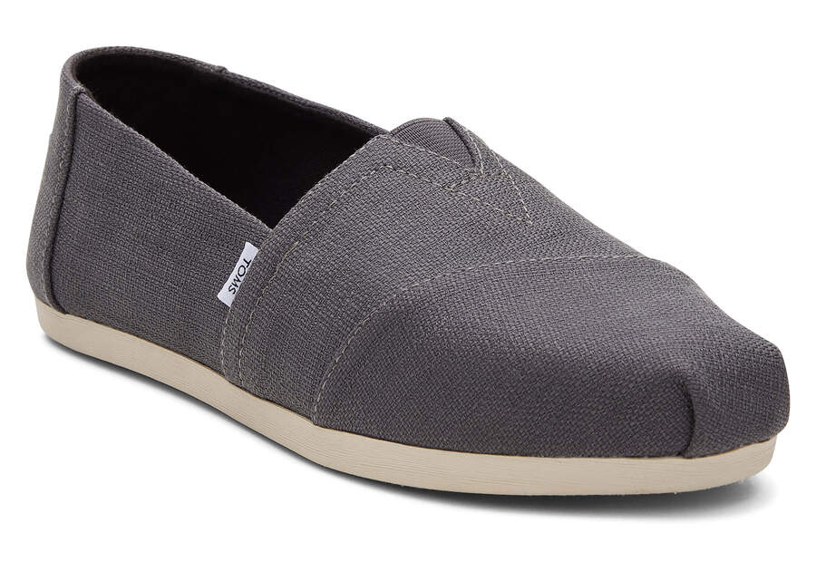 Pavement Grey Toms Alpargata Woven Australia Sale | AU205-382