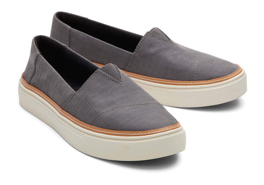 Pavement Grey Toms Parker Slip On Australia Sale | AU337-365