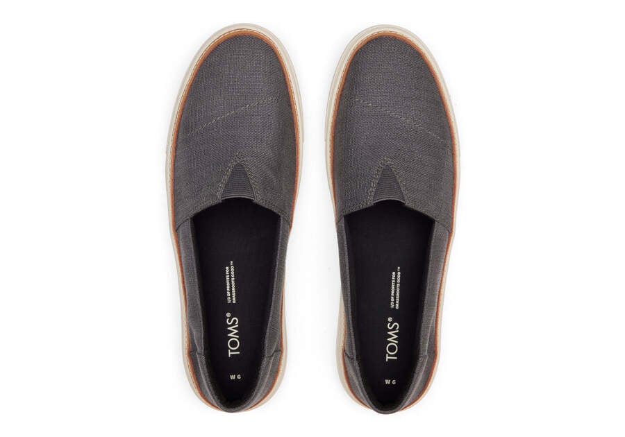 Pavement Grey Toms Parker Slip On Australia Sale | AU337-365