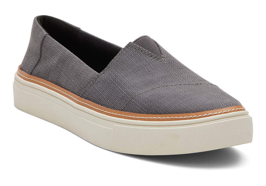 Pavement Grey Toms Parker Slip On Australia Sale | AU337-365