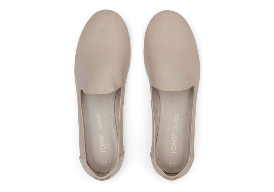 Pebble Grey Toms Darcy Flat Flat Shoes Australia Sale | AU510-872