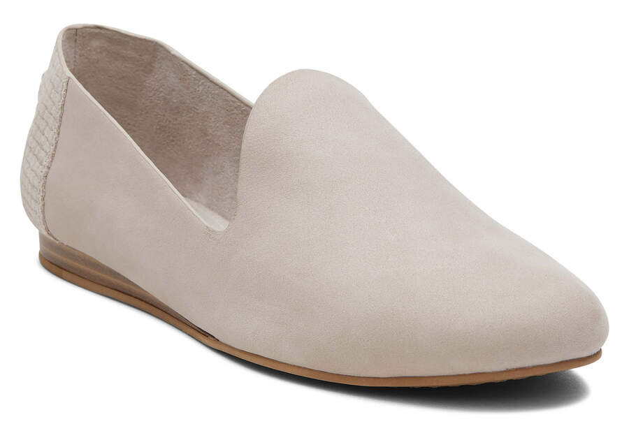 Pebble Grey Toms Darcy Flat Flat Shoes Australia Sale | AU510-872