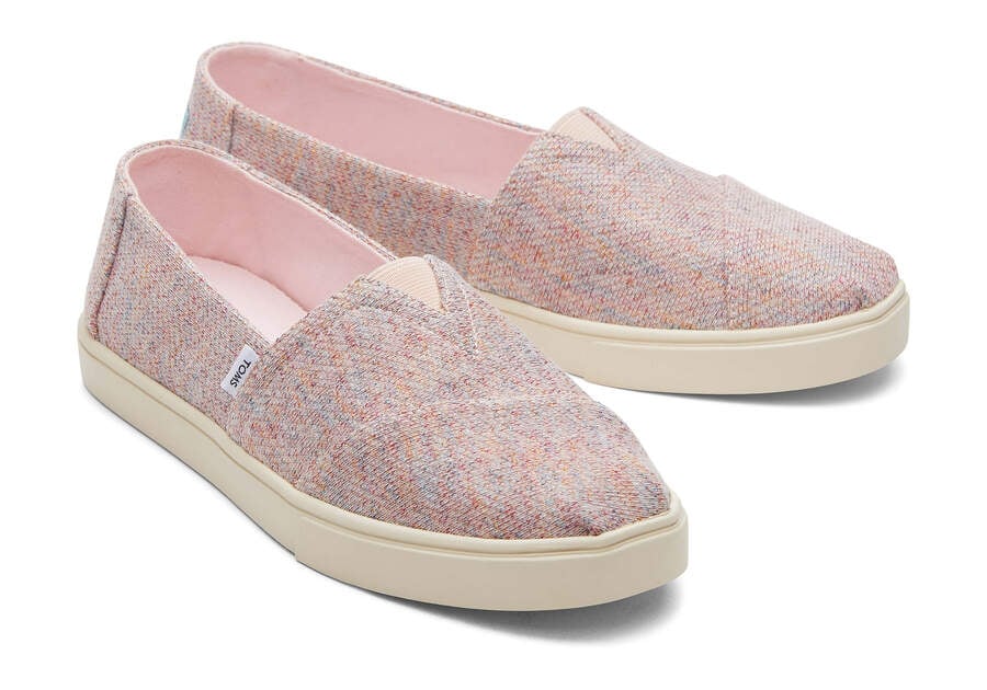 Pink Metallic Toms Alpargata Cupsole Slip On Australia Sale | AU655-965