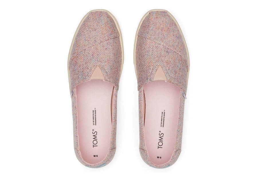 Pink Metallic Toms Alpargata Cupsole Slip On Australia Sale | AU655-965