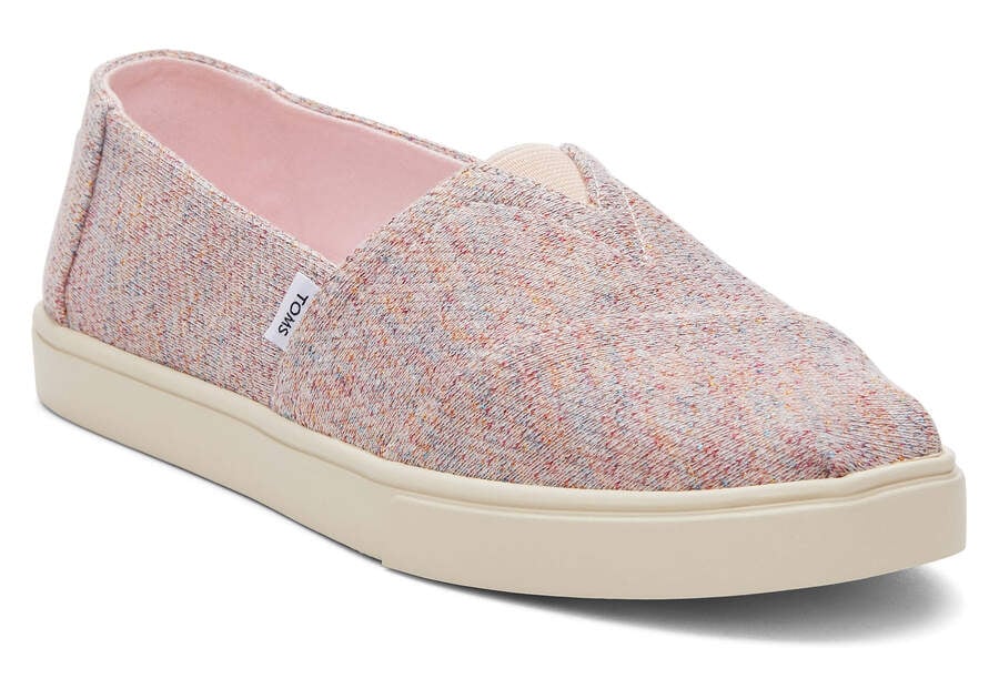 Pink Metallic Toms Alpargata Cupsole Slip On Australia Sale | AU655-965