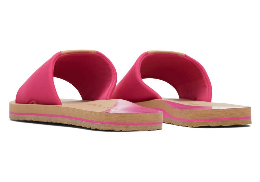 Pink Repreve Jersey Toms Carly Sandal Australia Sale | AU844-425