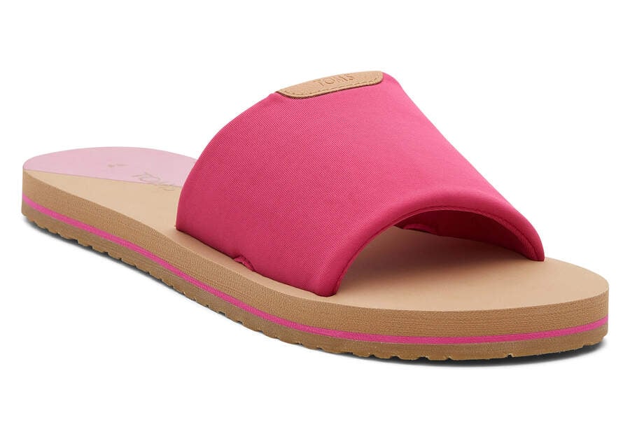 Pink Repreve Jersey Toms Carly Sandal Australia Sale | AU844-425