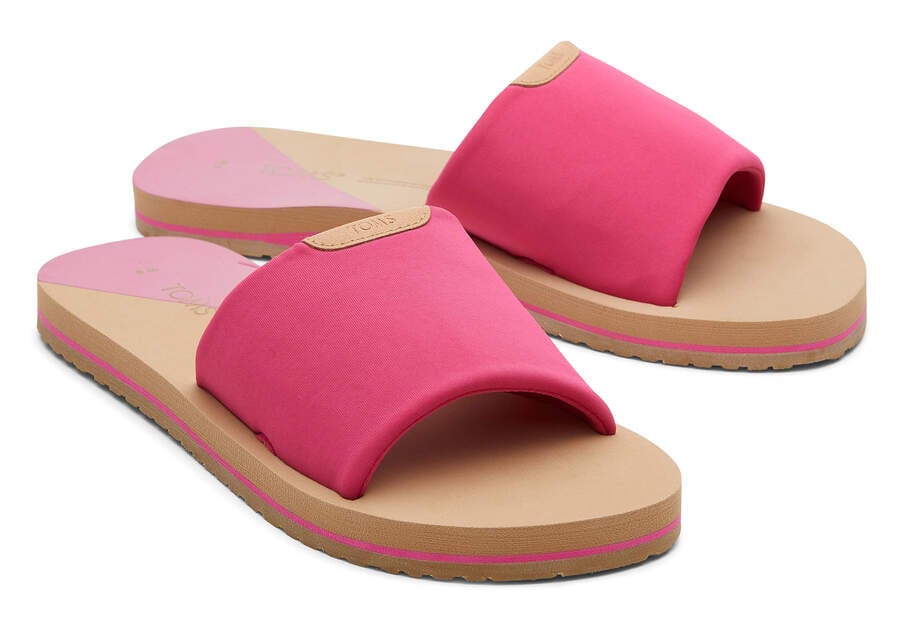 Pink Repreve Jersey Toms Carly Sandal Australia Sale | AU844-425