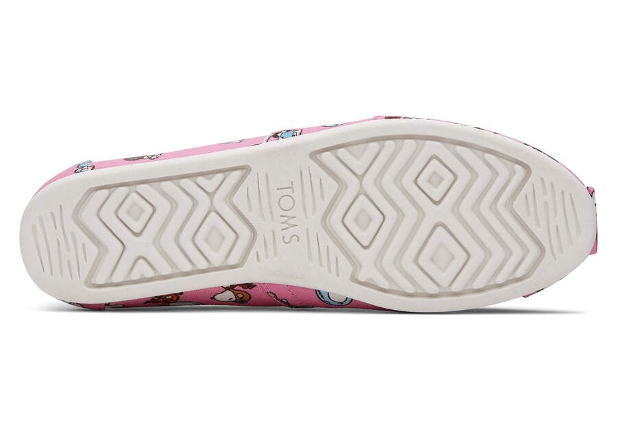 Pink Snoopy Print Toms X Peanuts® Alpargata Australia Sale | AU800-618