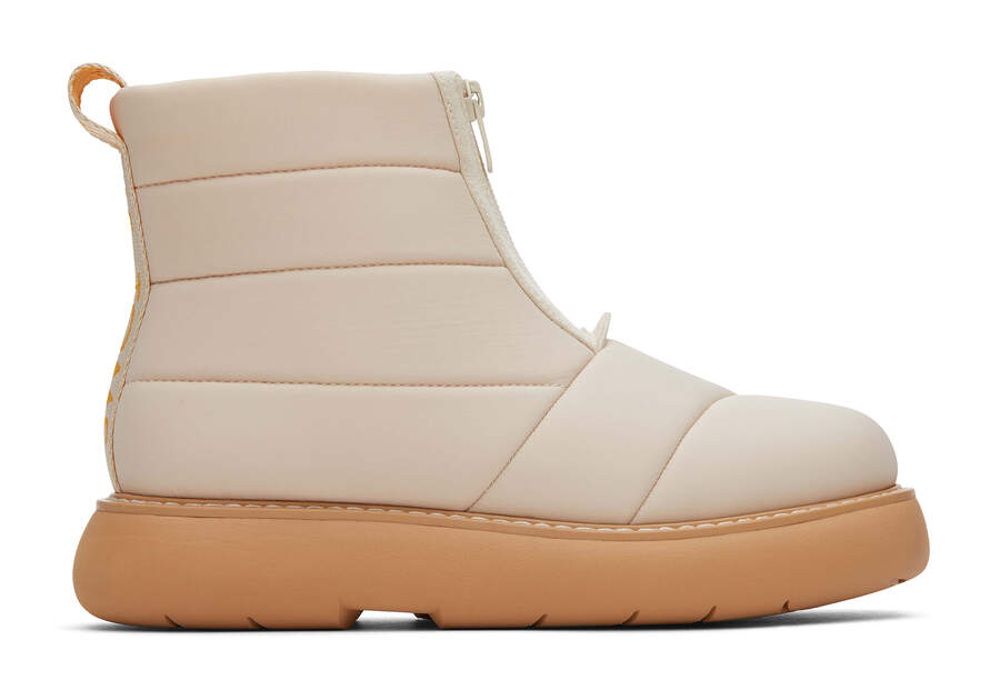 Puffer Beige Toms Mallow Boot REPREVE® Boots Australia Sale | AU780-849