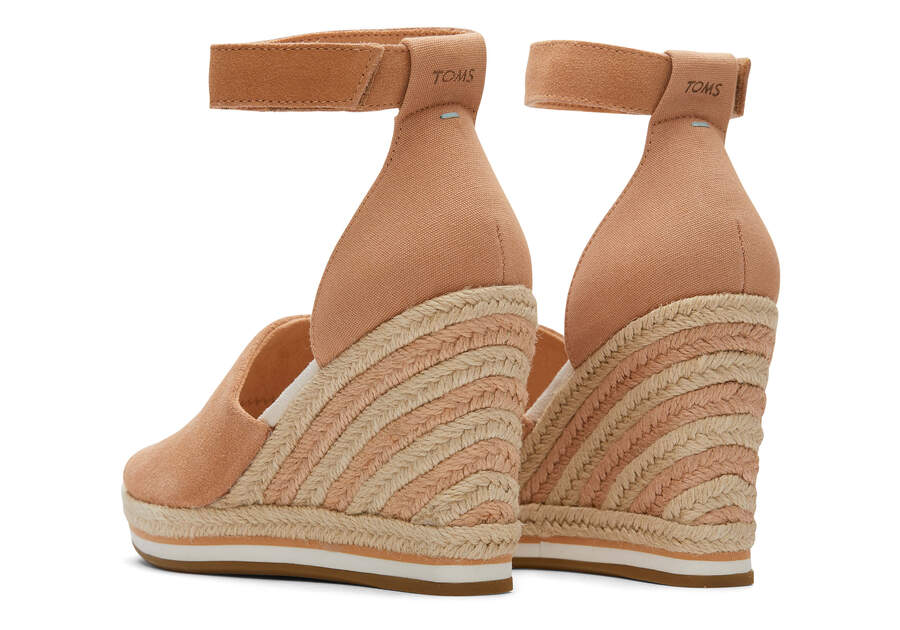 Sandy Beige Toms Marisol Wedge Heel Heels Australia Sale | AU807-549