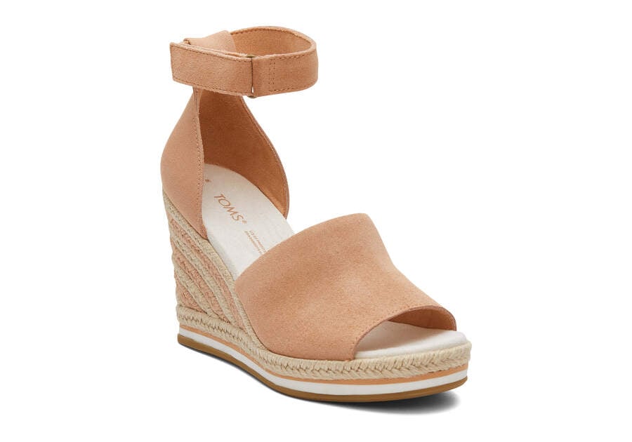 Sandy Beige Toms Marisol Wedge Heel Heels Australia Sale | AU807-549