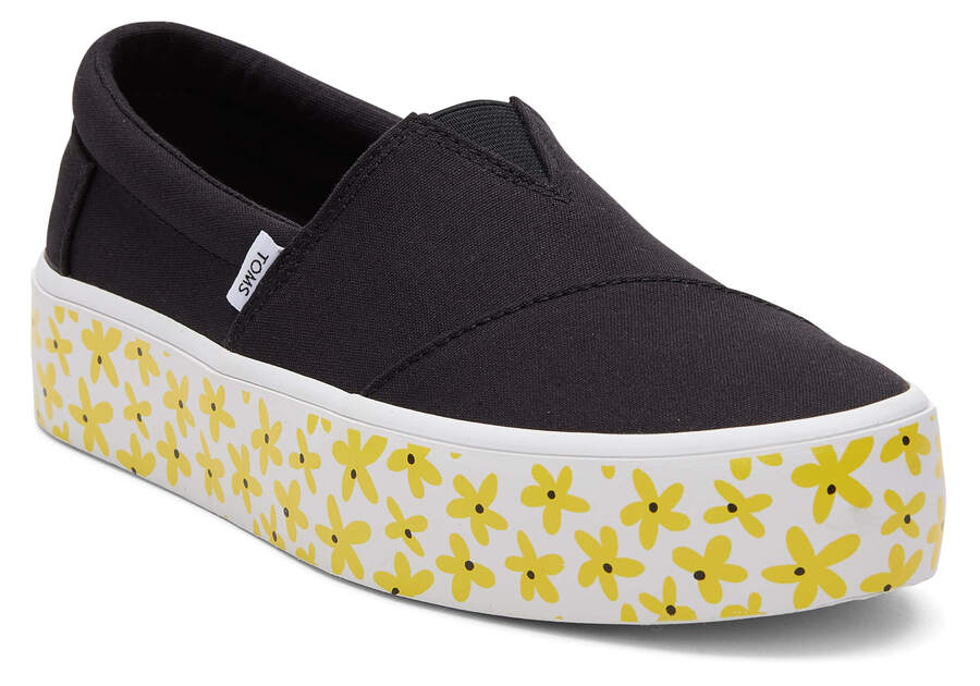 Sun Daisies Toms Fenix Platform Australia Sale | AU784-115