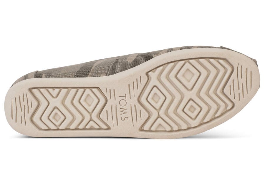 Taupe Grey Toms Alpargata Camo Australia Sale | AU472-035