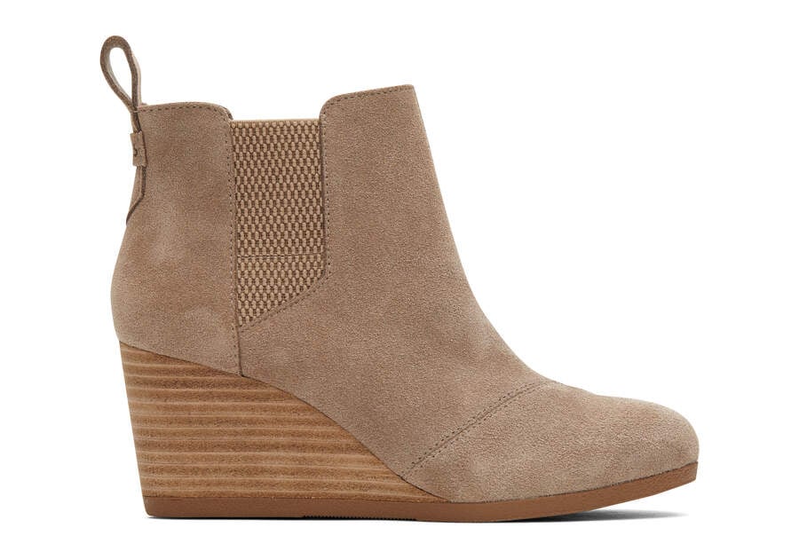 Taupe Grey Toms Kayley Boot Boots Australia Sale | AU454-811