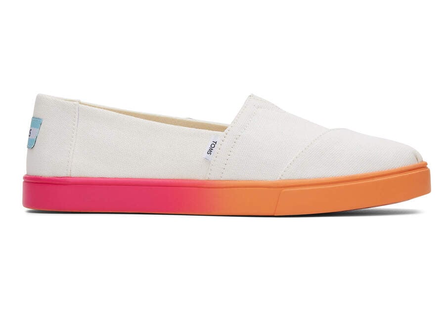 White Canvas Toms Alpargata Cupsole Slip On Australia Sale | AU249-217