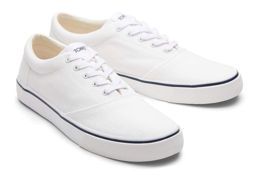 White Canvas Toms Fenix Australia Sale | AU939-026