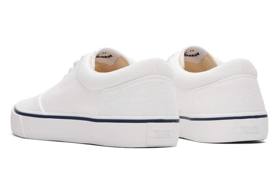 White Canvas Toms Fenix Australia Sale | AU939-026