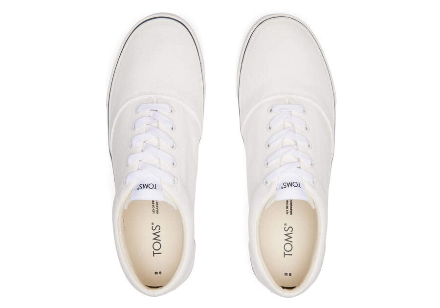 White Canvas Toms Fenix Australia Sale | AU939-026