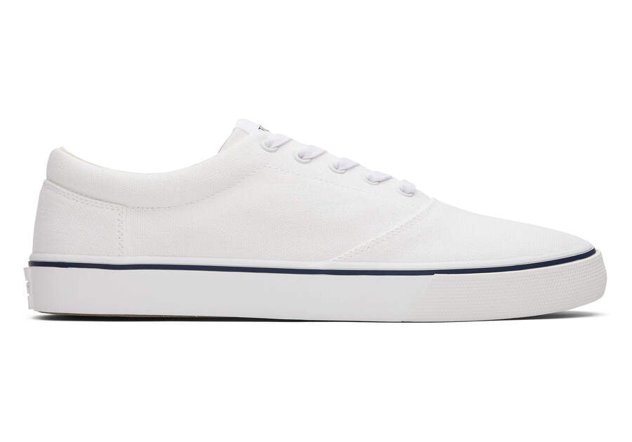 White Canvas Toms Fenix Australia Sale | AU939-026