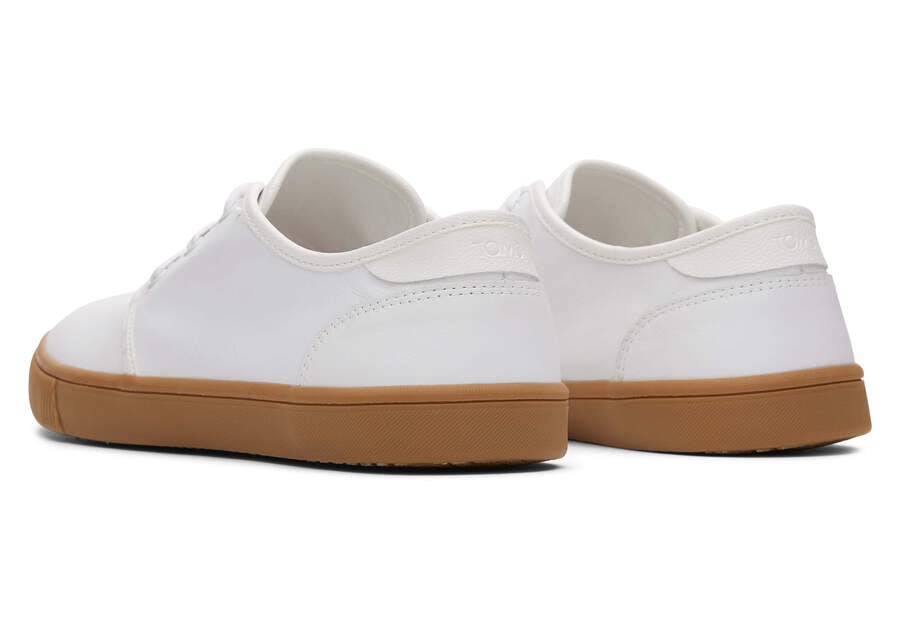 White Leather Toms Carlo Sneaker Australia Sale | AU680-095