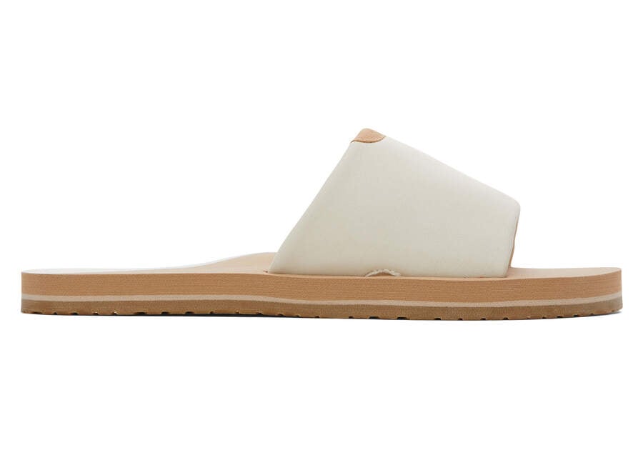 White Repreve Jersey Toms Carly Sandal Australia Sale | AU344-372