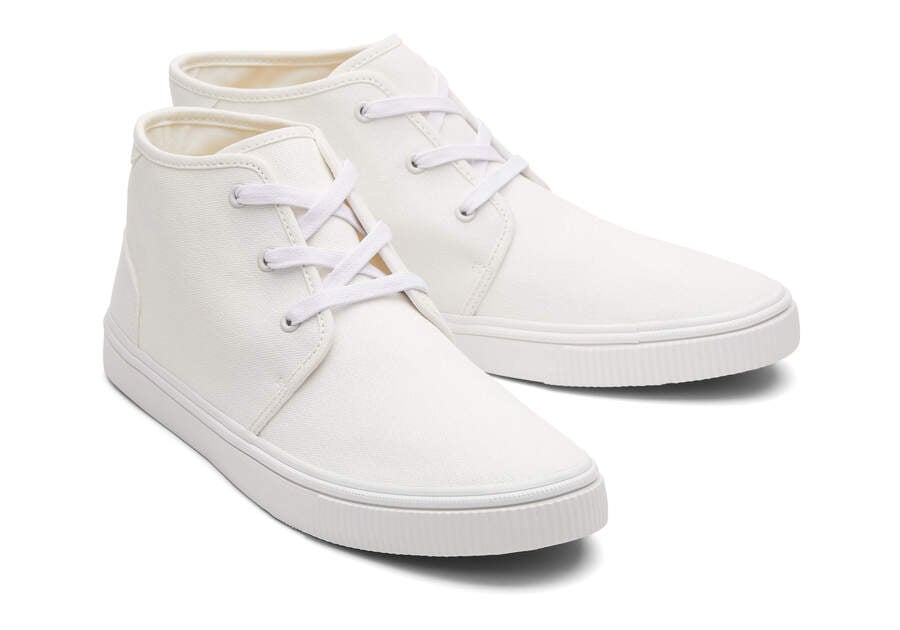 White Toms Carlo Mid Sneaker Australia Sale | AU633-852