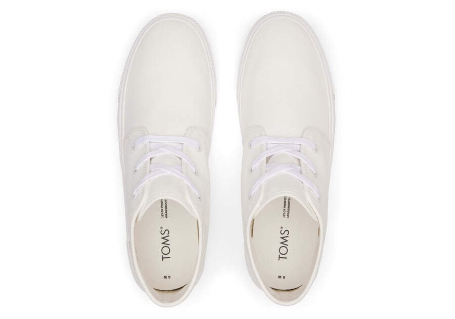 White Toms Carlo Mid Sneaker Australia Sale | AU633-852