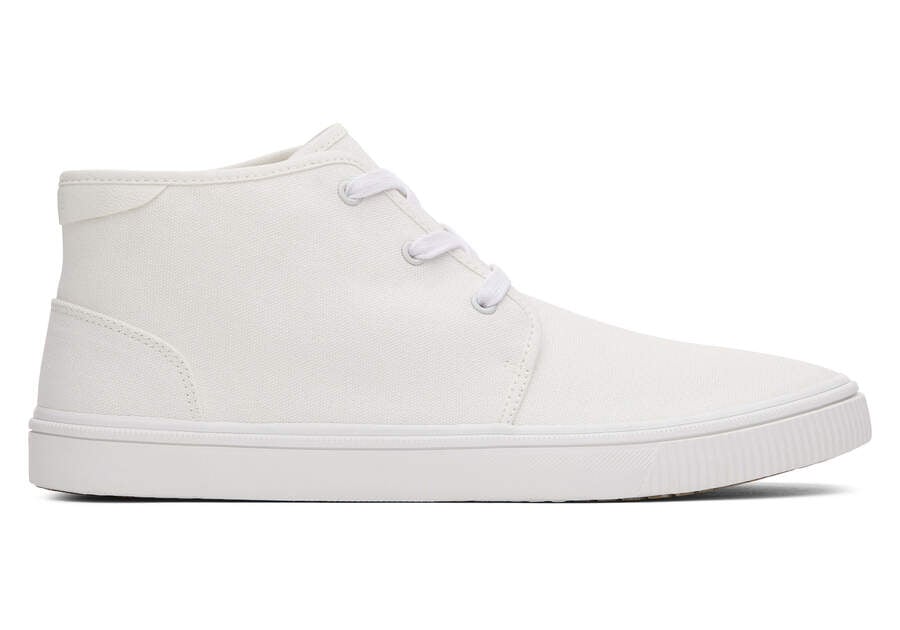 White Toms Carlo Mid Sneaker Australia Sale | AU633-852