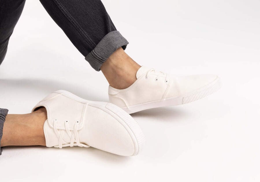 White Toms Carlo Sneaker Australia Sale | AU292-483