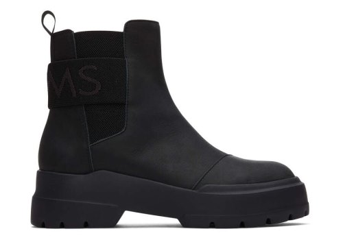 Black / Black Toms Alpargata Combat Boot Boots Australia Sale | AU732-097