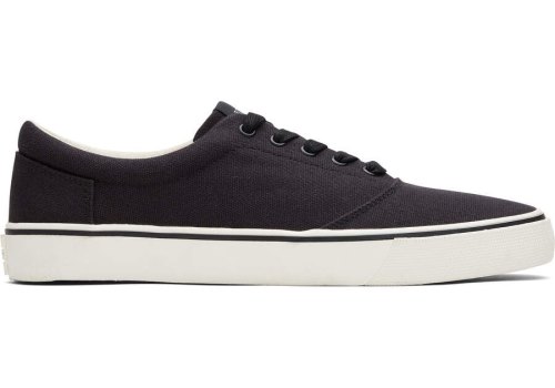 Black Canvas Toms Fenix Australia Sale | AU225-161