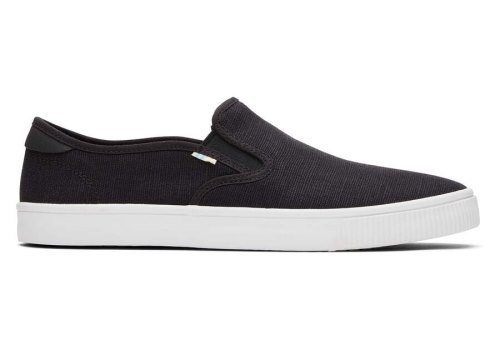 Black Toms Baja Slip On Australia Sale | AU862-885