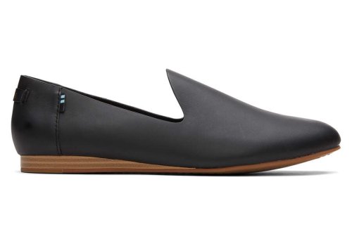 Black Toms Darcy Flat Flat Shoes Australia Sale | AU665-288