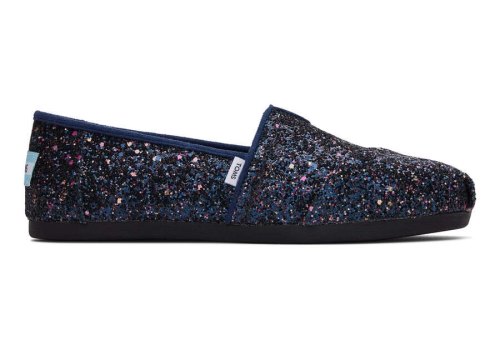 Blue Glitter Toms Alpargata Glitter Australia Sale | AU860-078