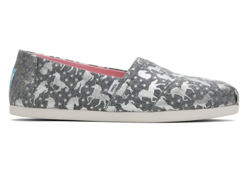 Drizzle Grey Toms Alpargata Unicorns Australia Sale | AU515-857