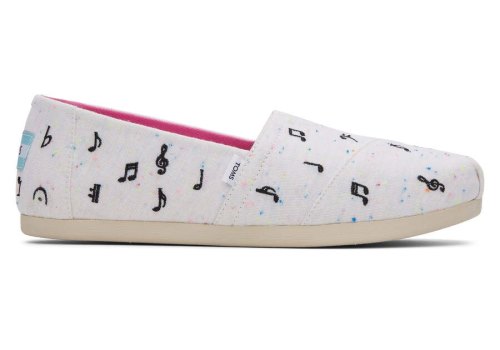 Natural Music Notes Toms Alpargata Music Notes Australia Sale | AU750-972