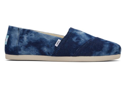 Navy Washed Denim Toms Alpargata Washed Denim Australia Sale | AU509-854