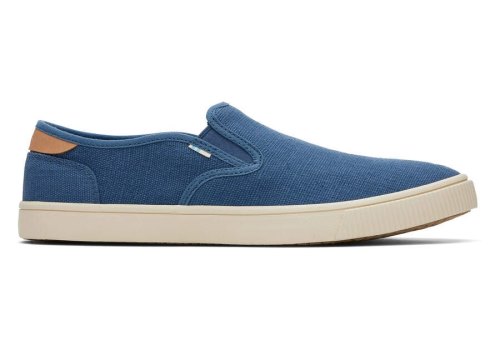 Ocean Blue Toms Baja Slip On Australia Sale | AU186-664