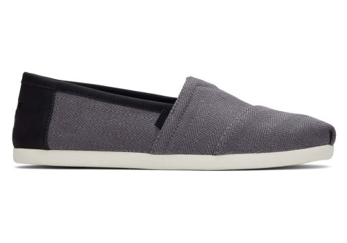 Pavement Grey Toms Alpargata Synthetic Trim Australia Sale | AU739-209