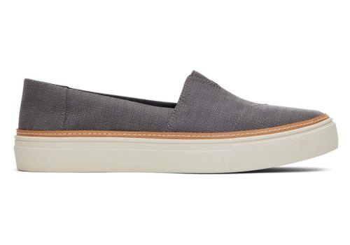 Pavement Grey Toms Parker Slip On Australia Sale | AU337-365