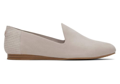 Pebble Grey Toms Darcy Flat Flat Shoes Australia Sale | AU510-872