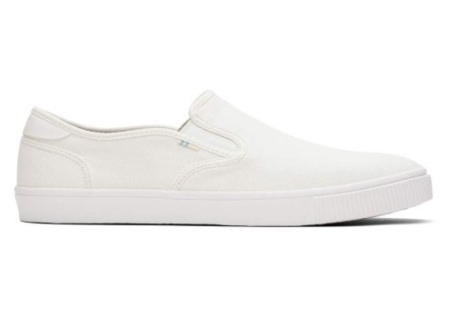 White Toms Baja Slip On Australia Sale | AU215-354